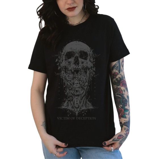 Rockwear Brasil - Baby look Victim Of Deception Rockwear Preta