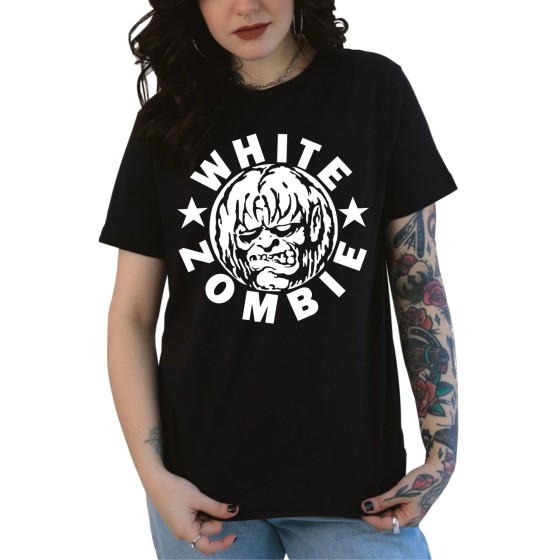 Rockwear Brasil - Baby look White Zombie Rockwear Preta