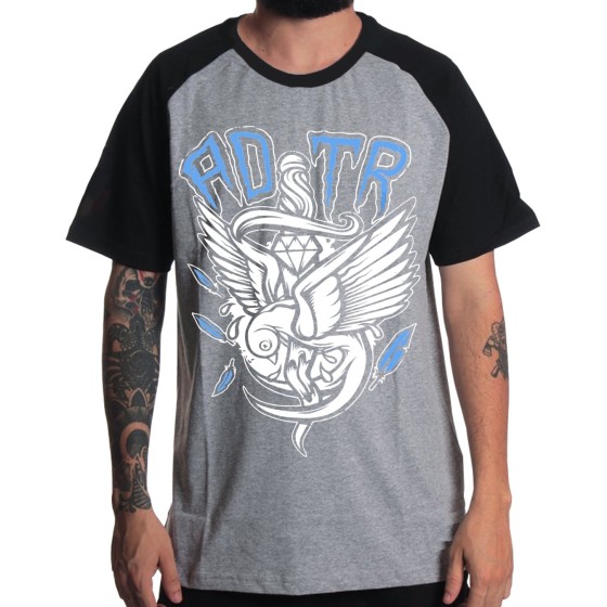 Rockwear Brasil - Camiseta Raglã A Day To Remember 4 Rockwear Preta