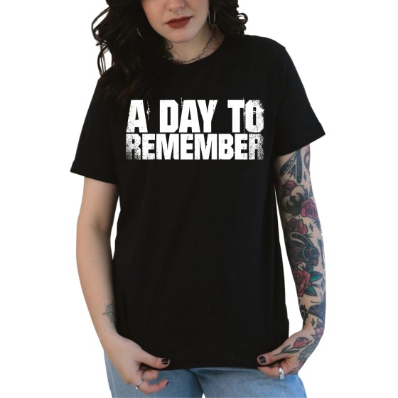 Rockwear Brasil - Baby look A Day To Remember 5 Rockwear Preta