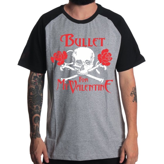 Rockwear Brasil - Camiseta Raglã Bullet For My Valentine 2 Rockwear...