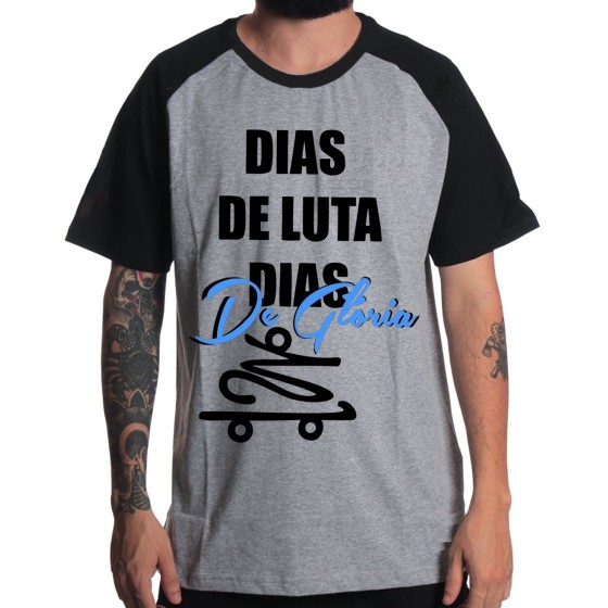 Rockwear Brasil - Camiseta Raglã Charlie Brown Jr Rockwear Preta