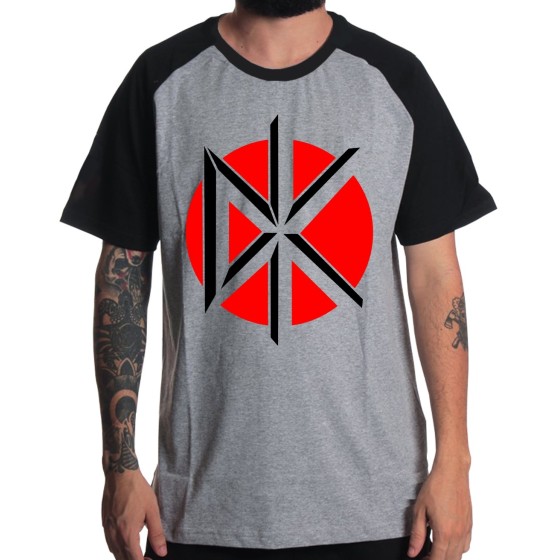Rockwear Brasil - Camiseta Raglã Dead Kennedys Rockwear Preta