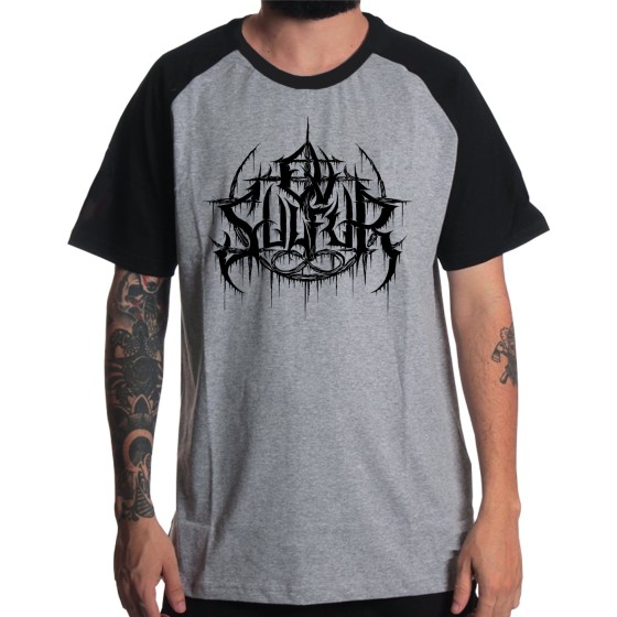 Rockwear Brasil - Camiseta Raglã Ov Sulfur 2 Rockwear Preta