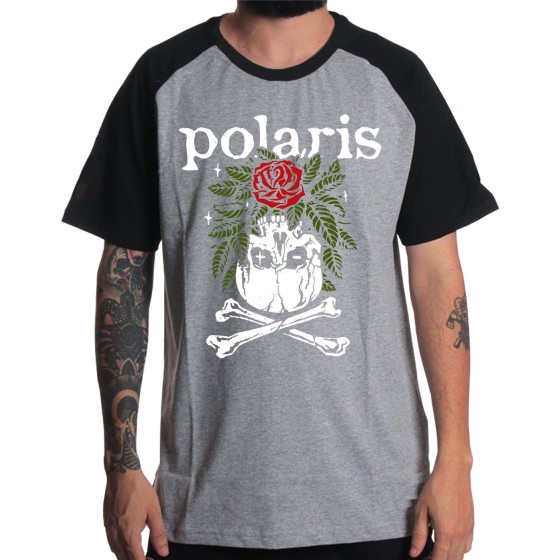 Rockwear Brasil - Camiseta Raglã Polaris 2 Rockwear Preta