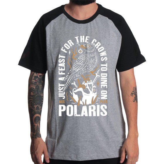 Rockwear Brasil - Camiseta Raglã Polaris 3 Rockwear Preta