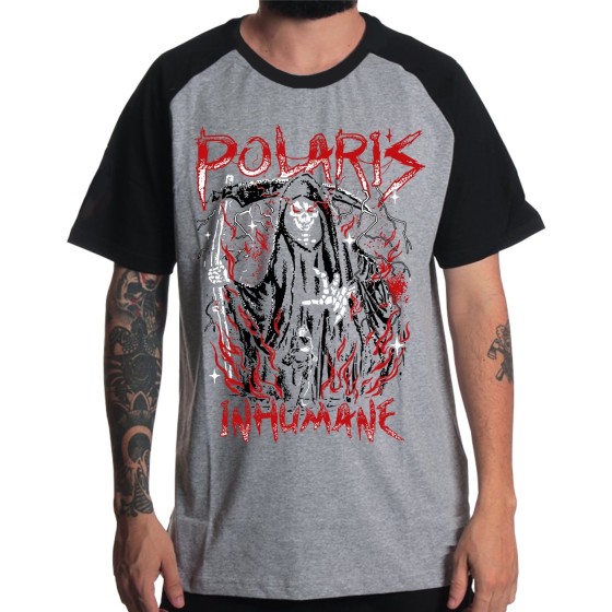 Rockwear Brasil - Camiseta Raglã Polaris 4 Rockwear Preta