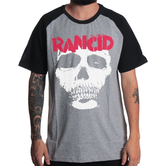Rockwear Brasil - Camiseta Raglã Rancid 2 Rockwear Preta