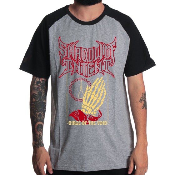 Rockwear Brasil - Camiseta Raglã Shadow Of Intent Rockwear Preta