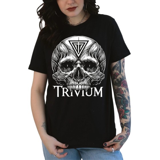 Rockwear Brasil - Baby look Trivium Rockwear Preta