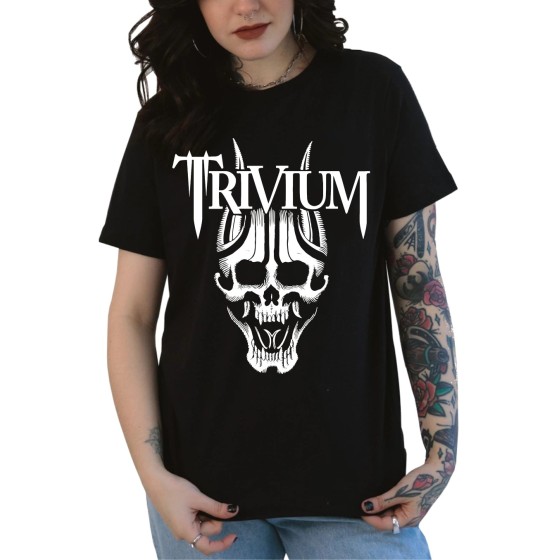 Rockwear Brasil - Baby look Trivium 4 Rockwear Preta