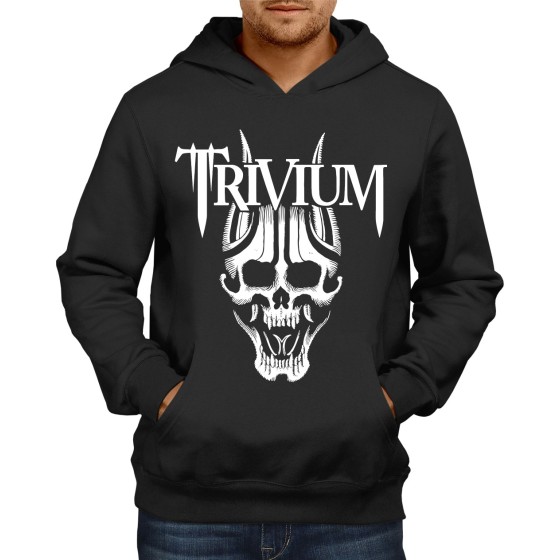 Rockwear Brasil - Moletom Trivium 4 Rockwear Preto
