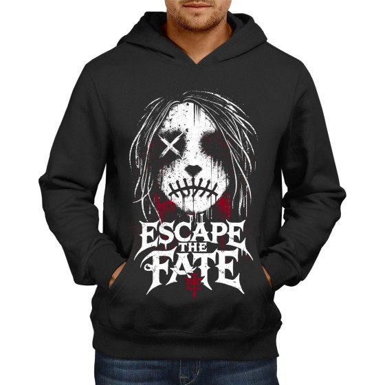 Rockwear Brasil - Moletom Escape The Fate 2 Rockwear Preto