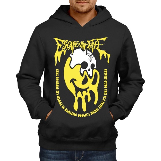 Rockwear Brasil - Moletom Escape The Fate 3 Rockwear Preto