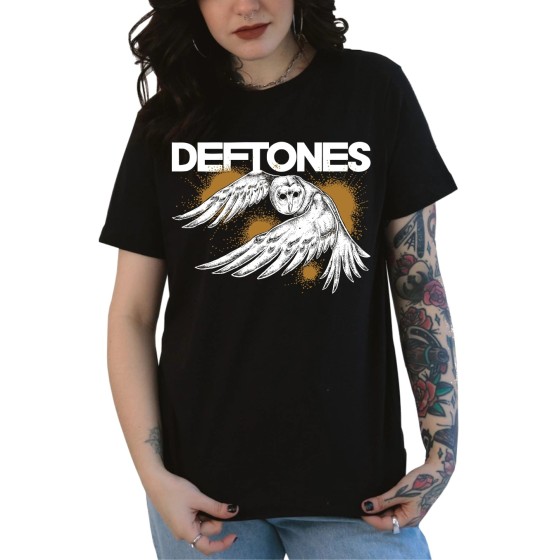 Rockwear Brasil - Baby look Deftones Rockwear Preta