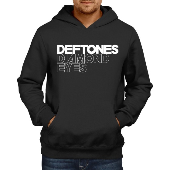 Rockwear Brasil - Moletom Deftones 2 Rockwear Preto