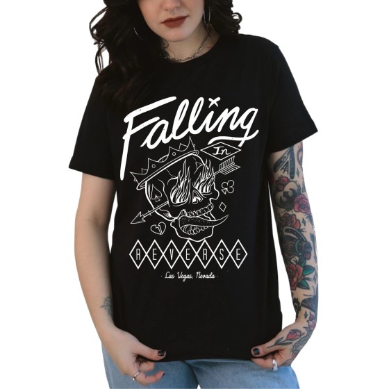 Rockwear Brasil - Baby look Falling In Reverse 2 Rockwear Preta