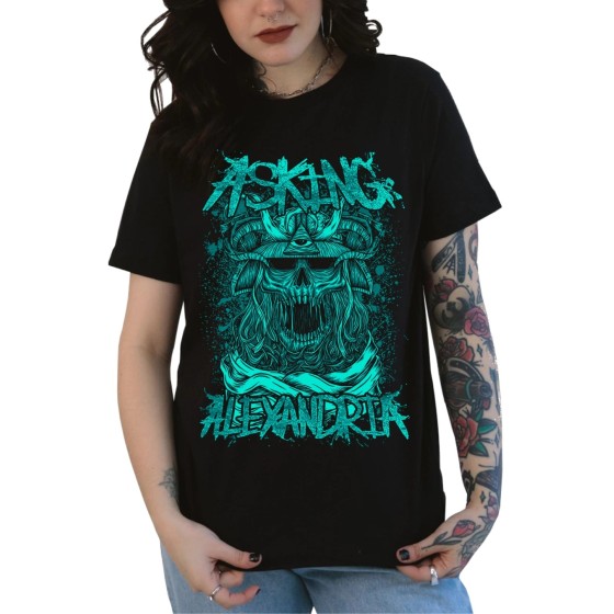 Rockwear Brasil - Baby look Asking Alexandria 5 Rockwear Preta