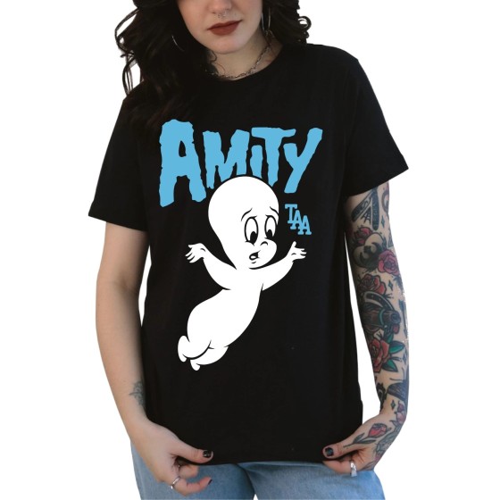 Rockwear Brasil - Baby look The Amity Affliction 7 Rockwear Preta