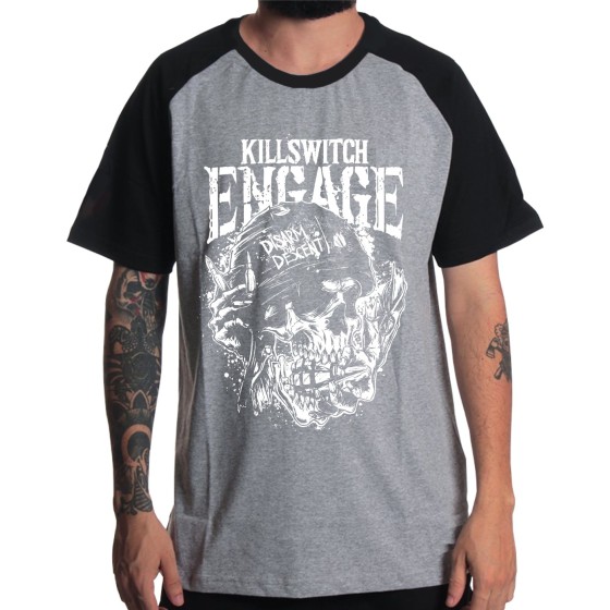 Rockwear Brasil - Camiseta Raglã Killswitch Engage Rockwear Preta