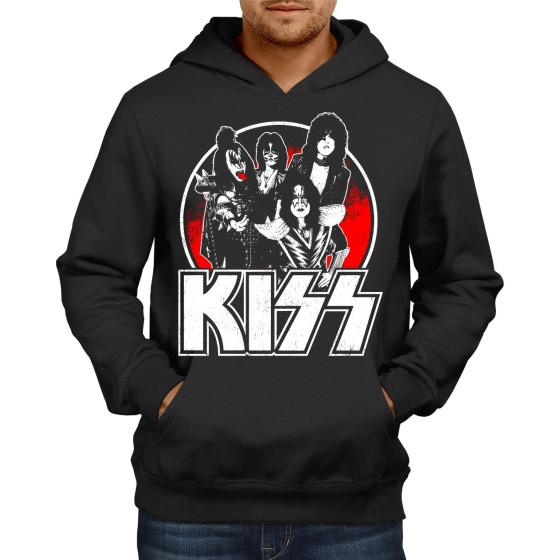 Rockwear Brasil - Moletom KISS 4 Rockwear Preto