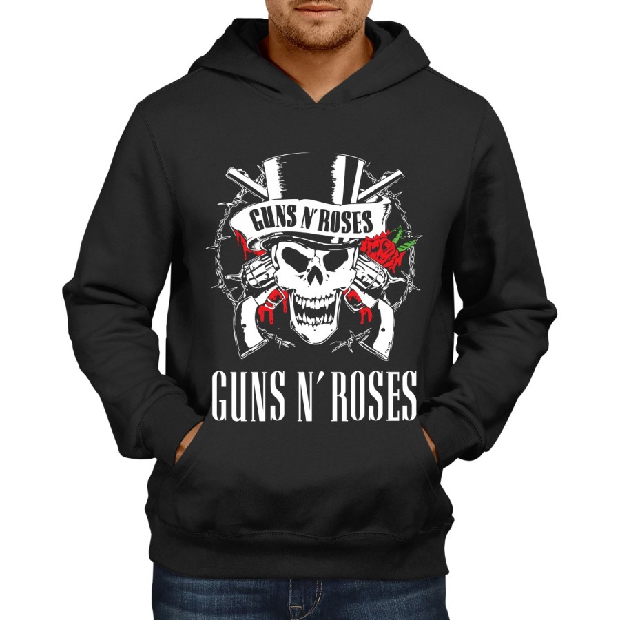 Rockwear Brasil - Moletom Guns n' Roses Rockwear Preto Rockwear Brasil - Moletom Guns n' Roses Rockwear Preto