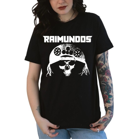 Rockwear Brasil - Baby look Raimundos 3 Rockwear Preta
