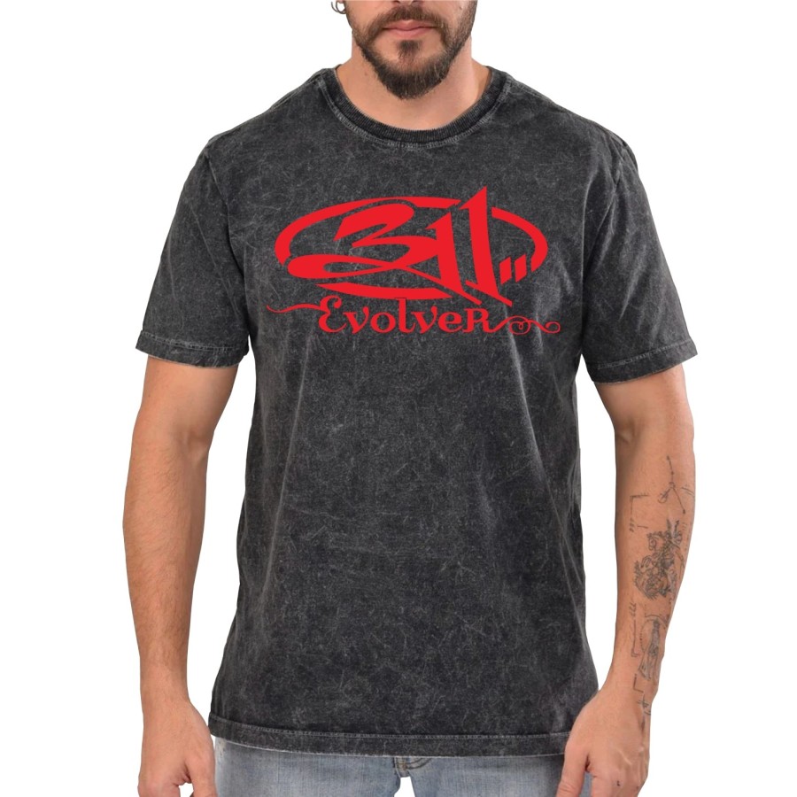 Rockwear Brasil - Camiseta Marmore 311 Rockwear Preta Rockwear Brasil - Camiseta Marmore 311 Rockwear Preta