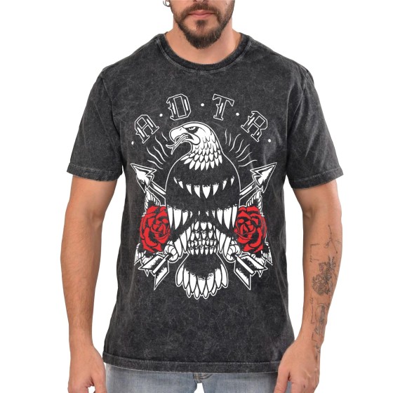 Rockwear Brasil - Camiseta Marmore A Day To Remember 3 Rockwear Preta