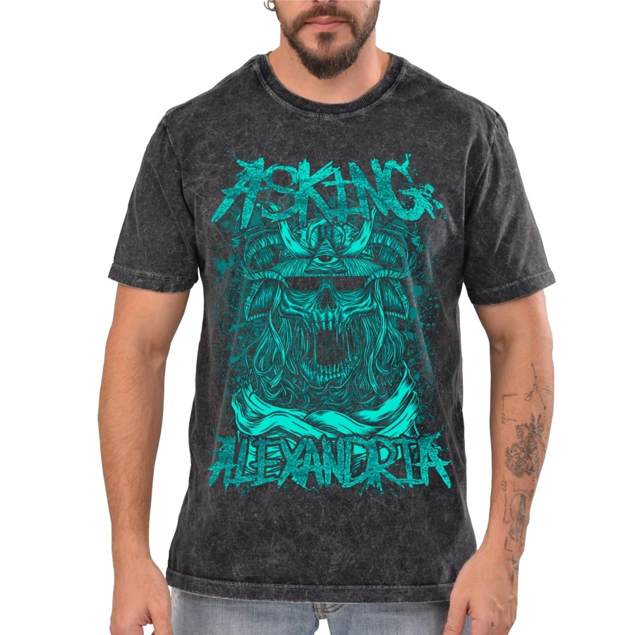 Rockwear Brasil - Camiseta Marmore Asking Alexandria 5 Rockwear Preta Rockwear Brasil - Camiseta Marmore Asking Alexandria 5 Rockwear Preta