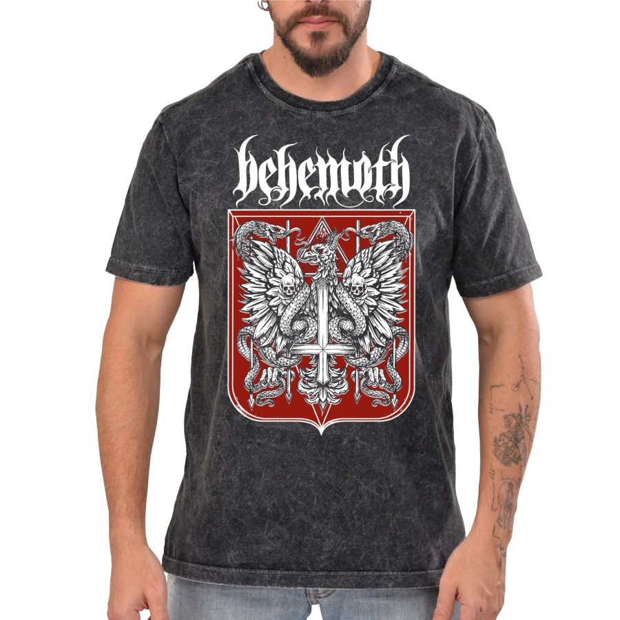 Rockwear Brasil - Camiseta Marmore Behemoth 4 Rockwear Preta Rockwear Brasil - Camiseta Marmore Behemoth 4 Rockwear Preta