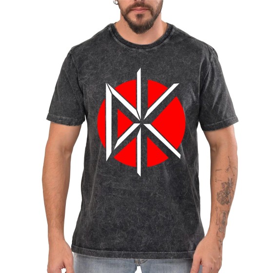Rockwear Brasil - Camiseta Marmore Dead Kennedys Rockwear Preta