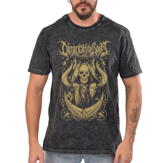 Rockwear Brasil - Camiseta Marmore Diminish The Gods Rockwear Preta