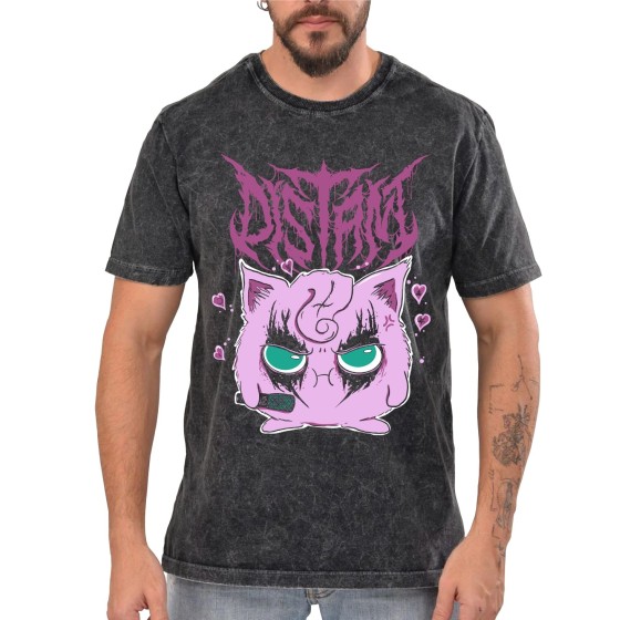 Rockwear Brasil - Camiseta Marmore Distant Rockwear Preta