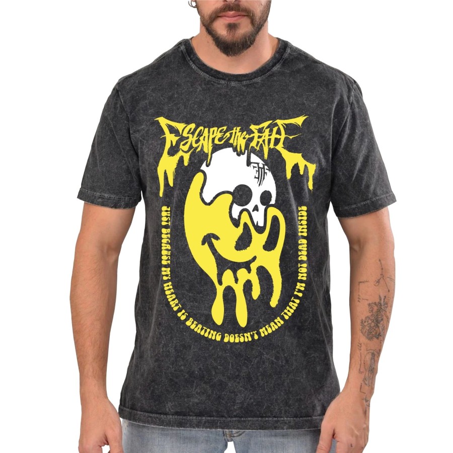 Rockwear Brasil - Camiseta Marmore Escape The Fate 3 Rockwear Preta