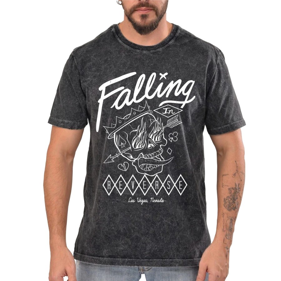 Rockwear Brasil - Camiseta Marmore Falling In Reverse 2 Rockwear Preta Rockwear Brasil - Camiseta Marmore Falling In Reverse 2 Rockwear Preta