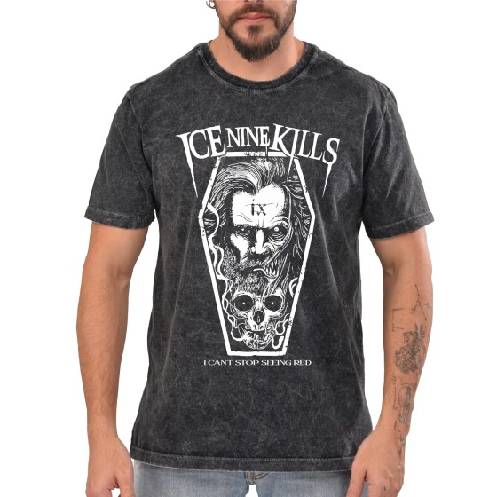 Rockwear Brasil - Camiseta Marmore Ice Nine Kills Rockwear Preta