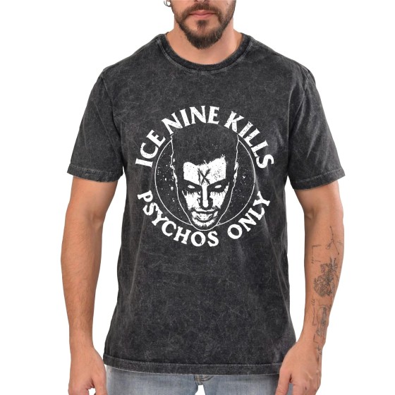 Rockwear Brasil - Camiseta Marmore Ice Nine Kills 5 Rockwear Preta