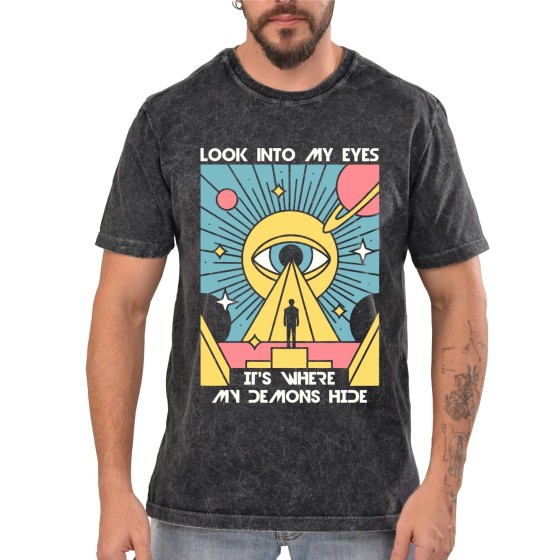 Rockwear Brasil - Camiseta Marmore Imagine Dragons 2 Rockwear Preta