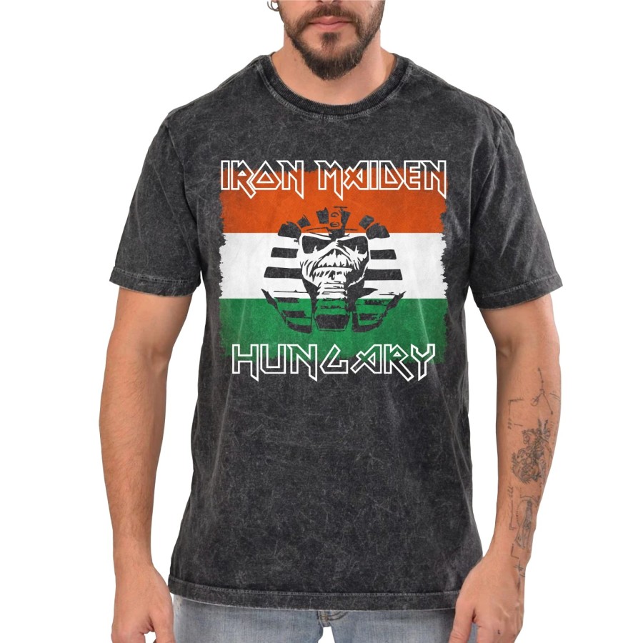 Rockwear Brasil - Camiseta Marmore Iron Maiden 2 Rockwear Preta Rockwear Brasil - Camiseta Marmore Iron Maiden 2 Rockwear Preta