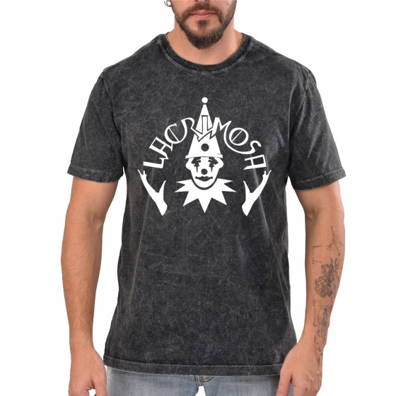 Rockwear Brasil - Camiseta Marmore Lacrimosa Rockwear Preta
