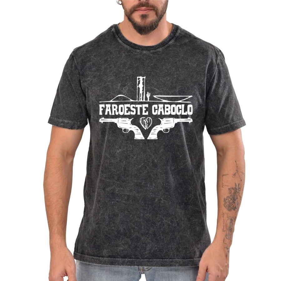 Rockwear Brasil - Camiseta Marmore Legião Urbana 2 Rockwear Preta