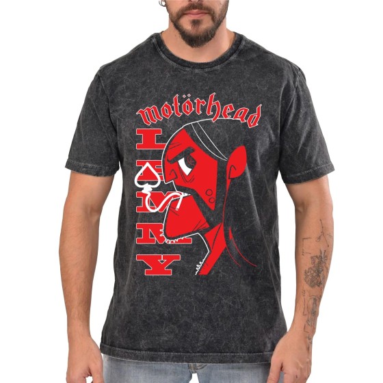 Rockwear Brasil - Camiseta Marmore Lemmy Rockwear Preta