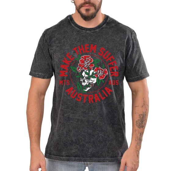 Rockwear Brasil - Camiseta Marmore Make Them Suffer 4 Rockwear Preta
