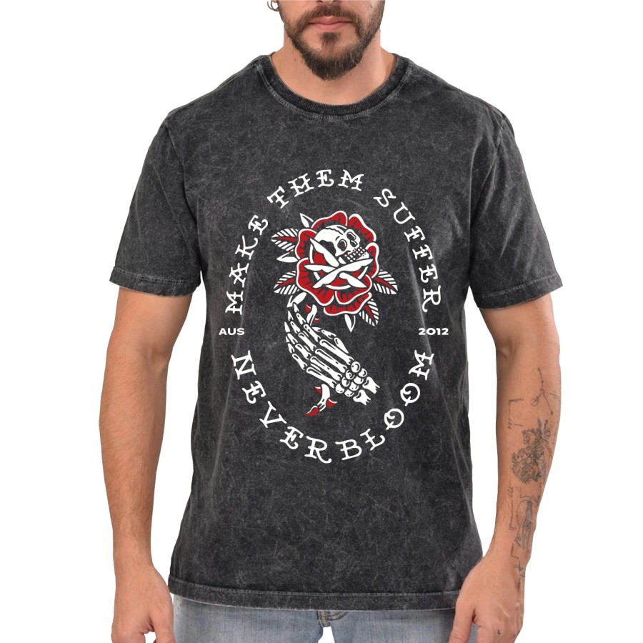 Rockwear Brasil - Camiseta Marmore Make Them Suffer 5 Rockwear Preta