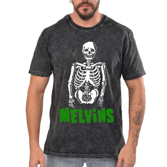 Rockwear Brasil - Camiseta Marmore Melvins Rockwear Preta