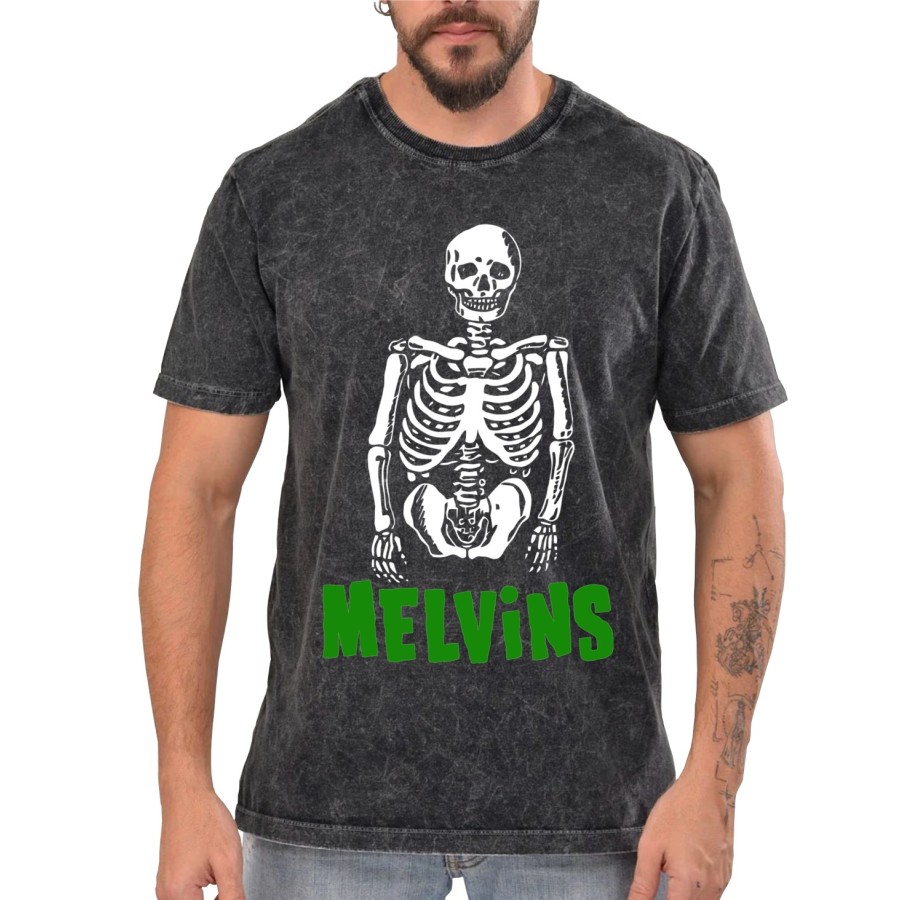 Rockwear Brasil - Camiseta Marmore Melvins Rockwear Preta
