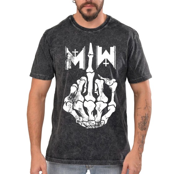 Rockwear Brasil - Camiseta Marmore Motionless In White Rockwear Preta