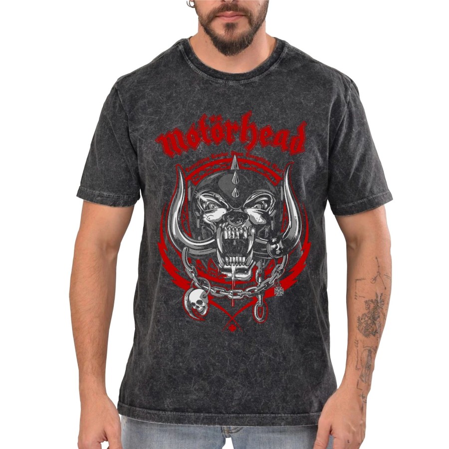 Rockwear Brasil - Camiseta Marmore Motorhead 4 Rockwear Preta Rockwear Brasil - Camiseta Marmore Motorhead 4 Rockwear Preta