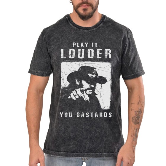 Rockwear Brasil - Camiseta Marmore Motorhead 5 Rockwear Preta
